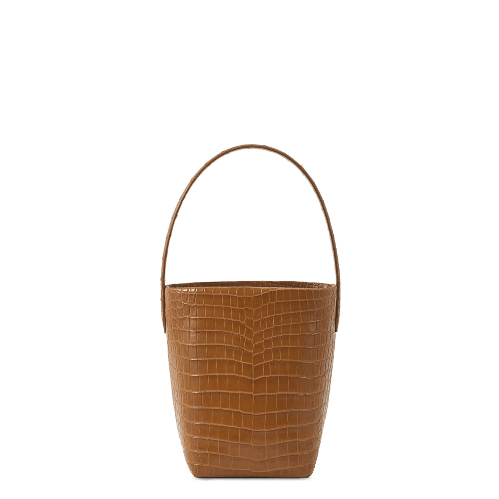 Baby Bucket - Cognac Crocodile