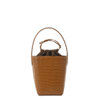 Baby Bucket - Cognac Crocodile