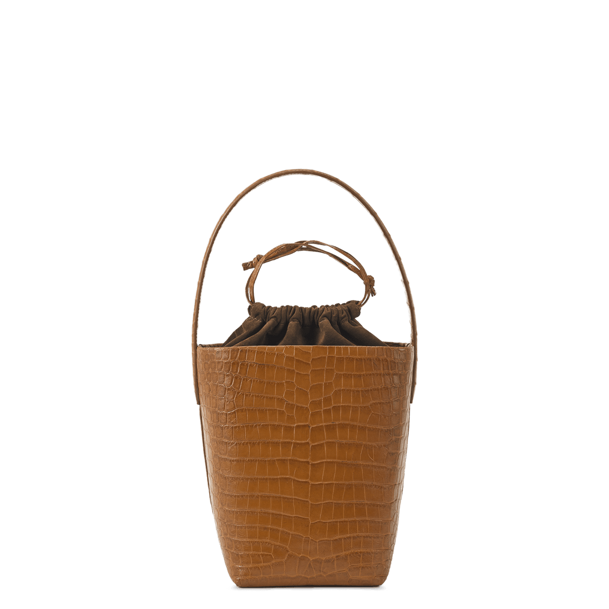 Baby Bucket - Cognac Crocodile