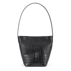 Bucket Bag - Onyx Crocodile