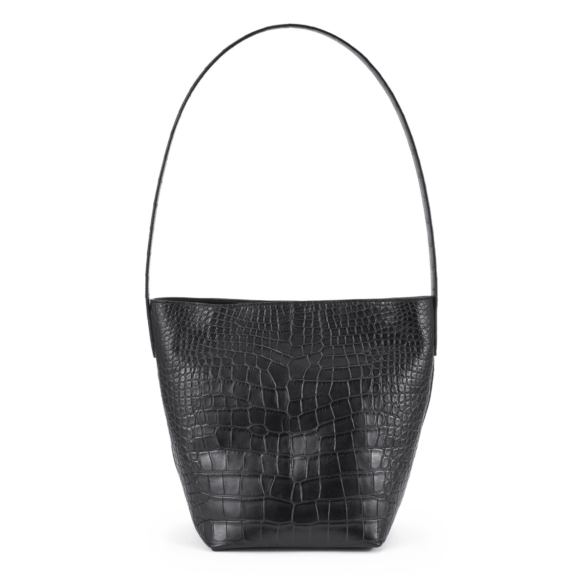Bucket Bag - Onyx Crocodile