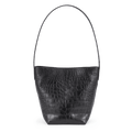 Bucket Bag - Onyx Crocodile