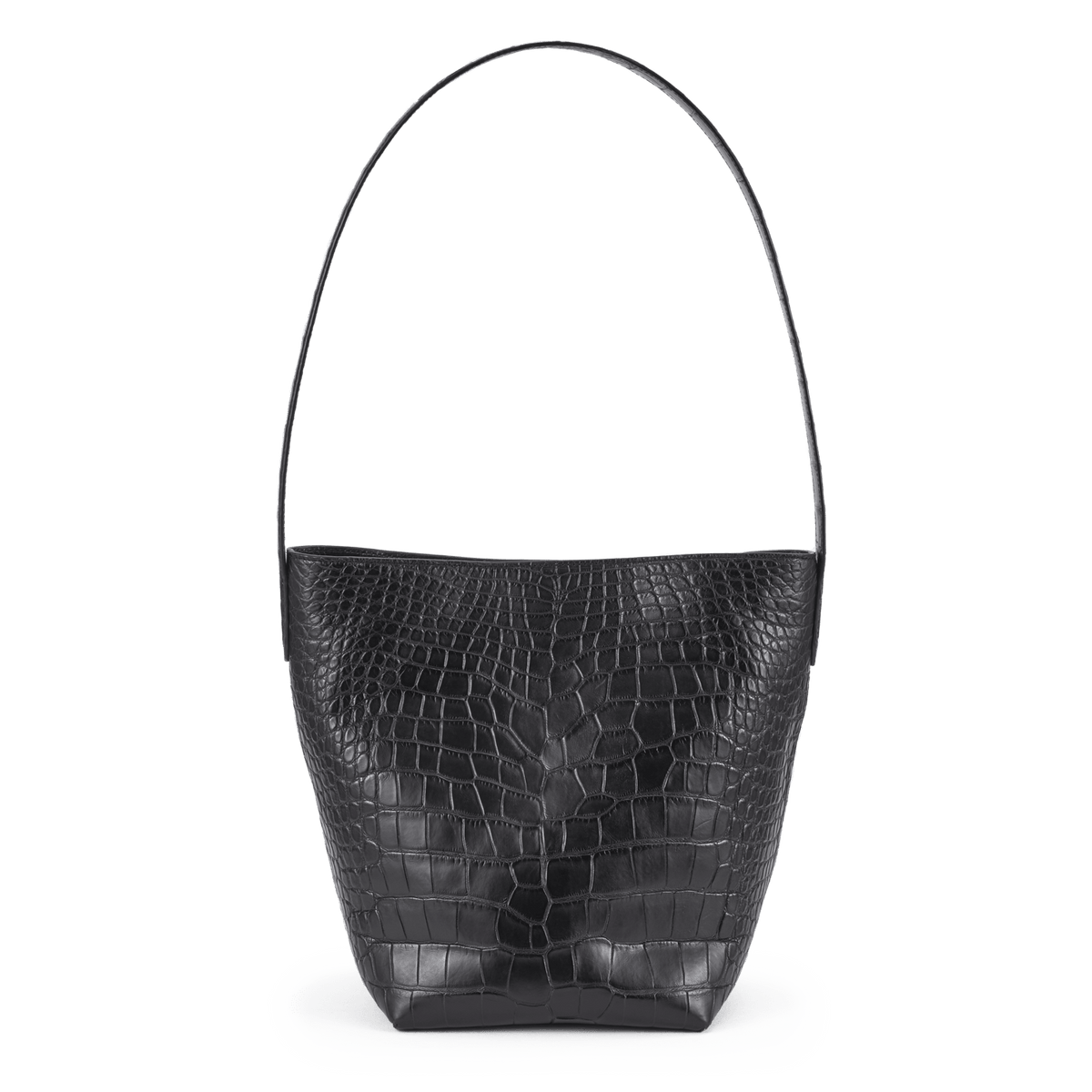 Bucket Bag - Onyx Crocodile