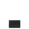 Snap Clutch - Onyx Crocodile