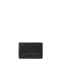 Snap Clutch - Onyx Crocodile