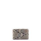 Snap Clutch - Natural Python