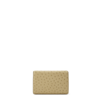 Snap Clutch - Wheat Ostrich