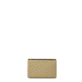 Snap Clutch - Wheat Ostrich