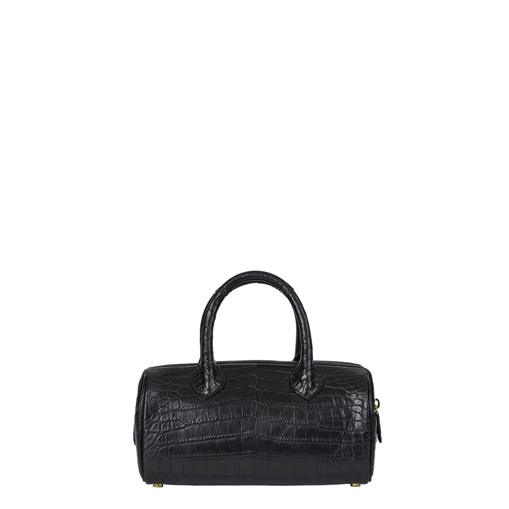 Soft Doctor Bag - Onyx Crocodile
