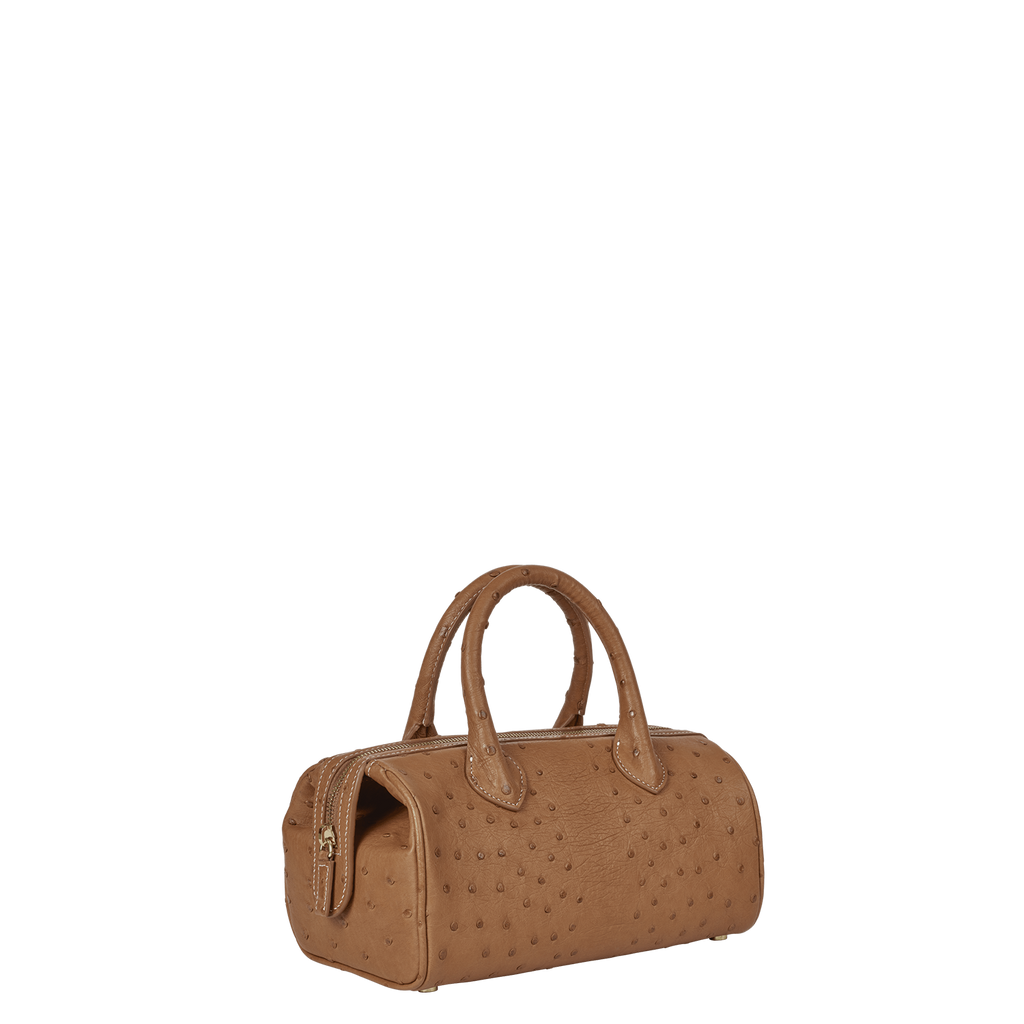Soft Doctor Bag - Cognac Ostrich