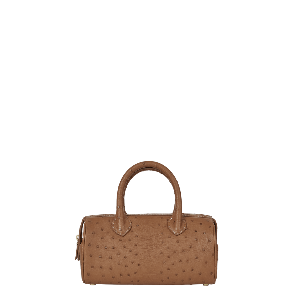Soft Doctor Bag - Cognac Ostrich