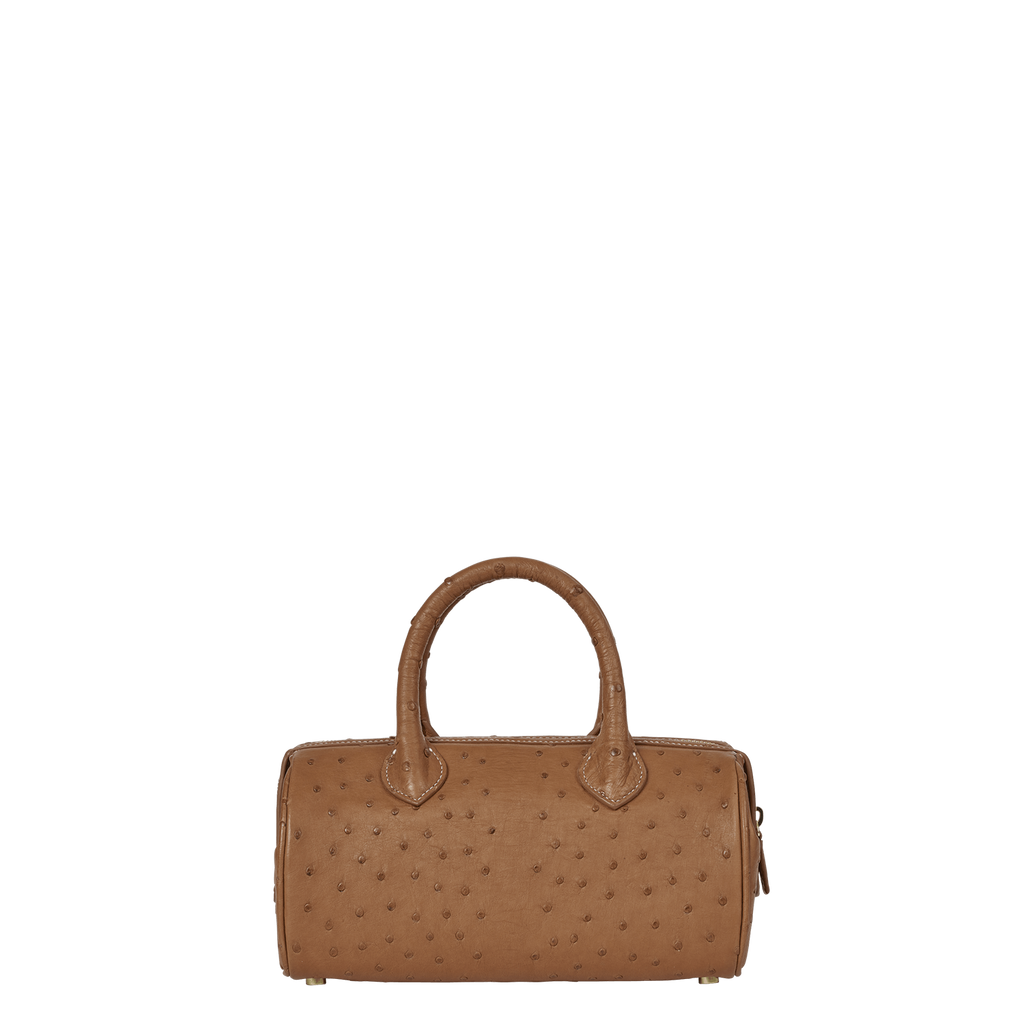 Soft Doctor Bag - Cognac Ostrich