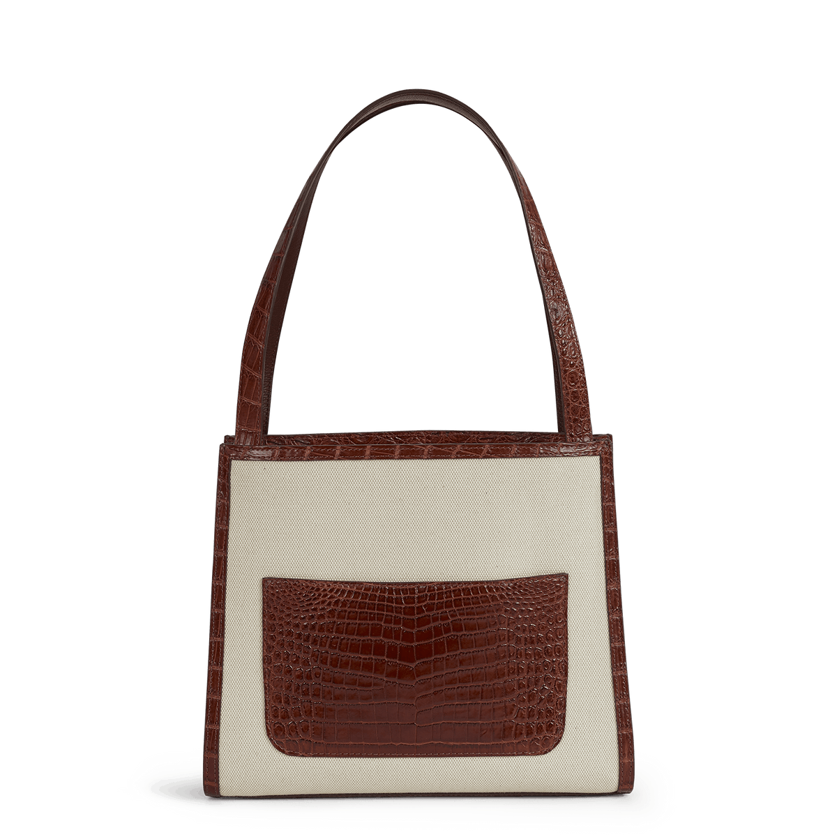 The Sutton – Canvas & Cognac Crocodile