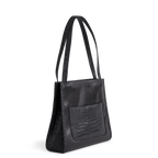 The Sutton – Black Leather & Onyx Crocodile