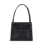 The Sutton – Black Leather & Onyx Crocodile