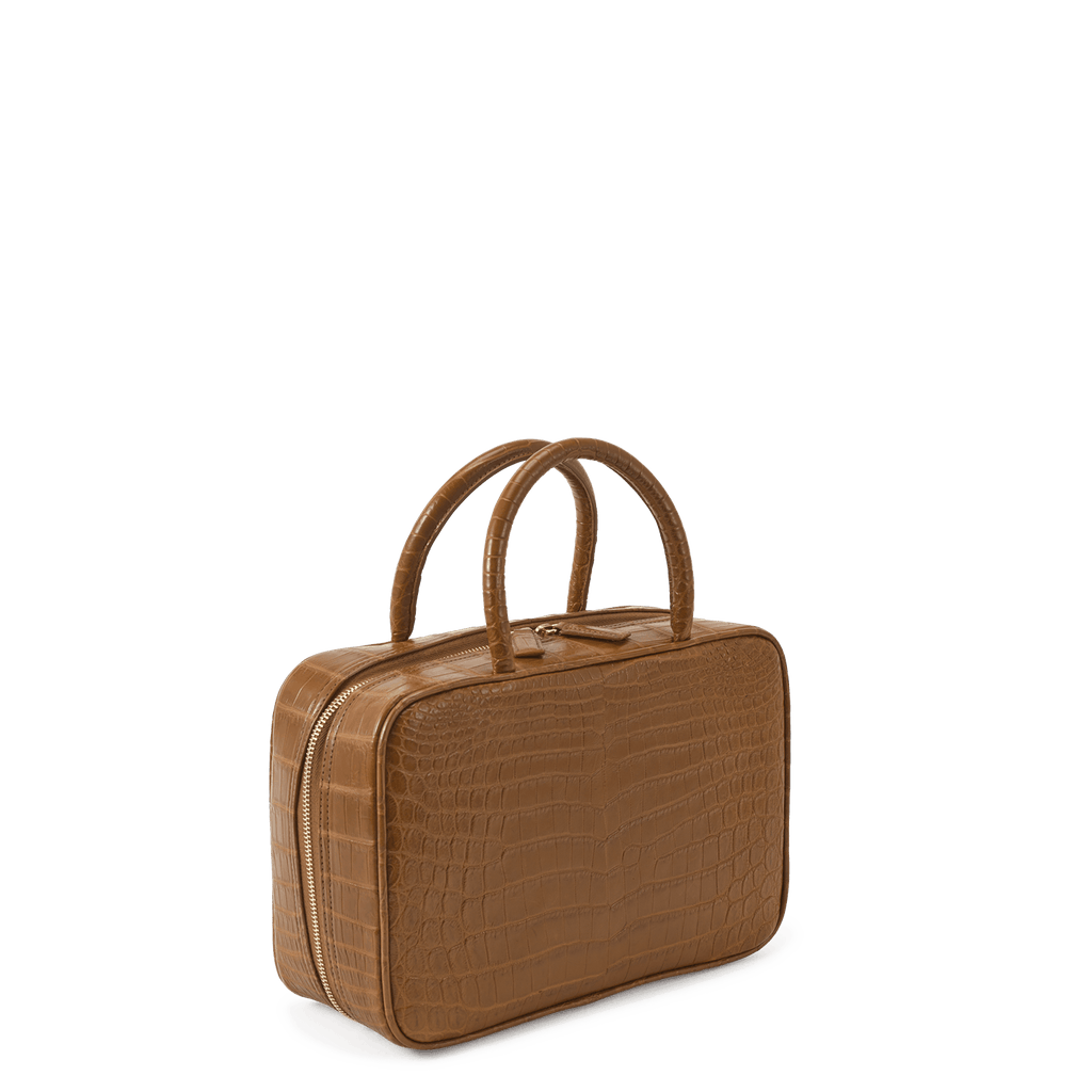 Valise - Cognac Crocodile