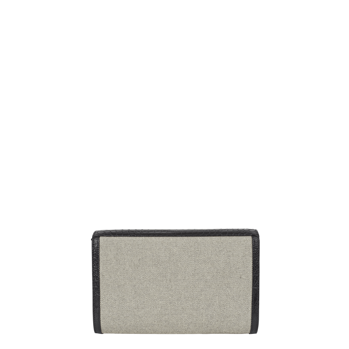 XL Snap - Canvas and Onyx Crocodile