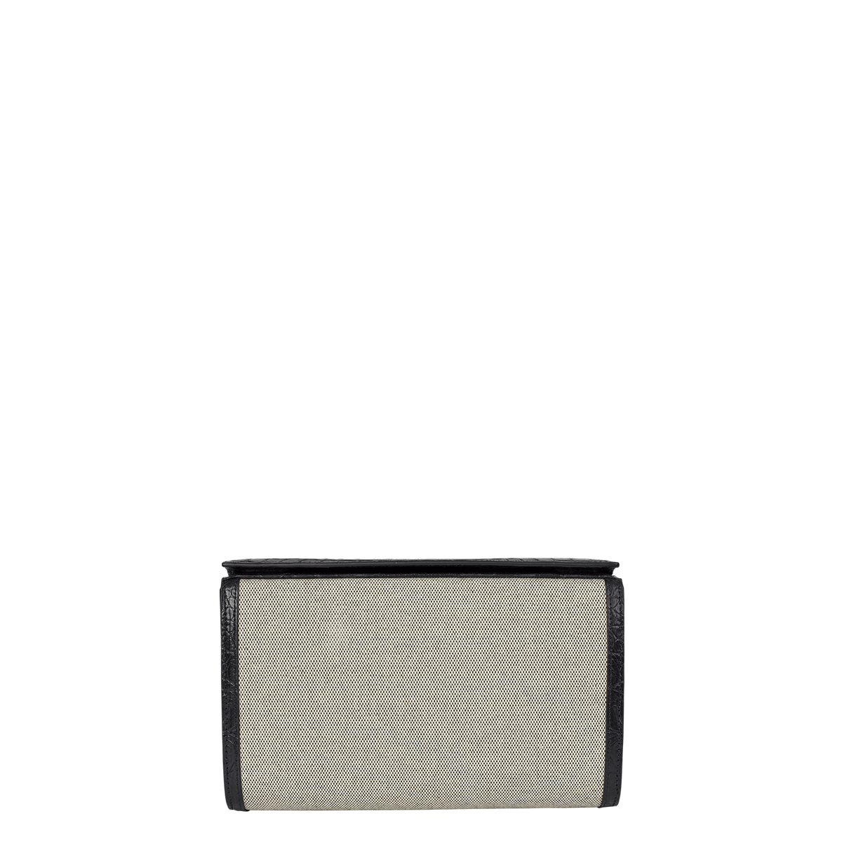 XL Snap - Canvas and Onyx Crocodile