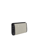 XL Snap - Canvas and Onyx Crocodile