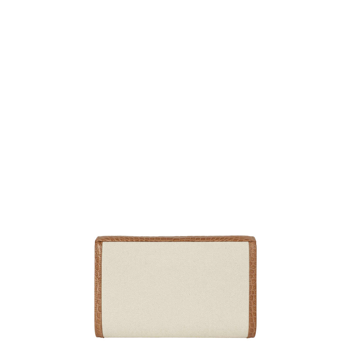 XL Snap - Canvas and Cognac Crocodile