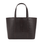 XL Tote - Tobacco Crocodile