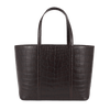 XL Tote - Tobacco Crocodile