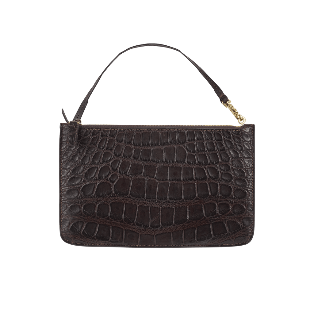 XL Tote - Tobacco Crocodile