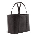 XL Tote - Tobacco Crocodile