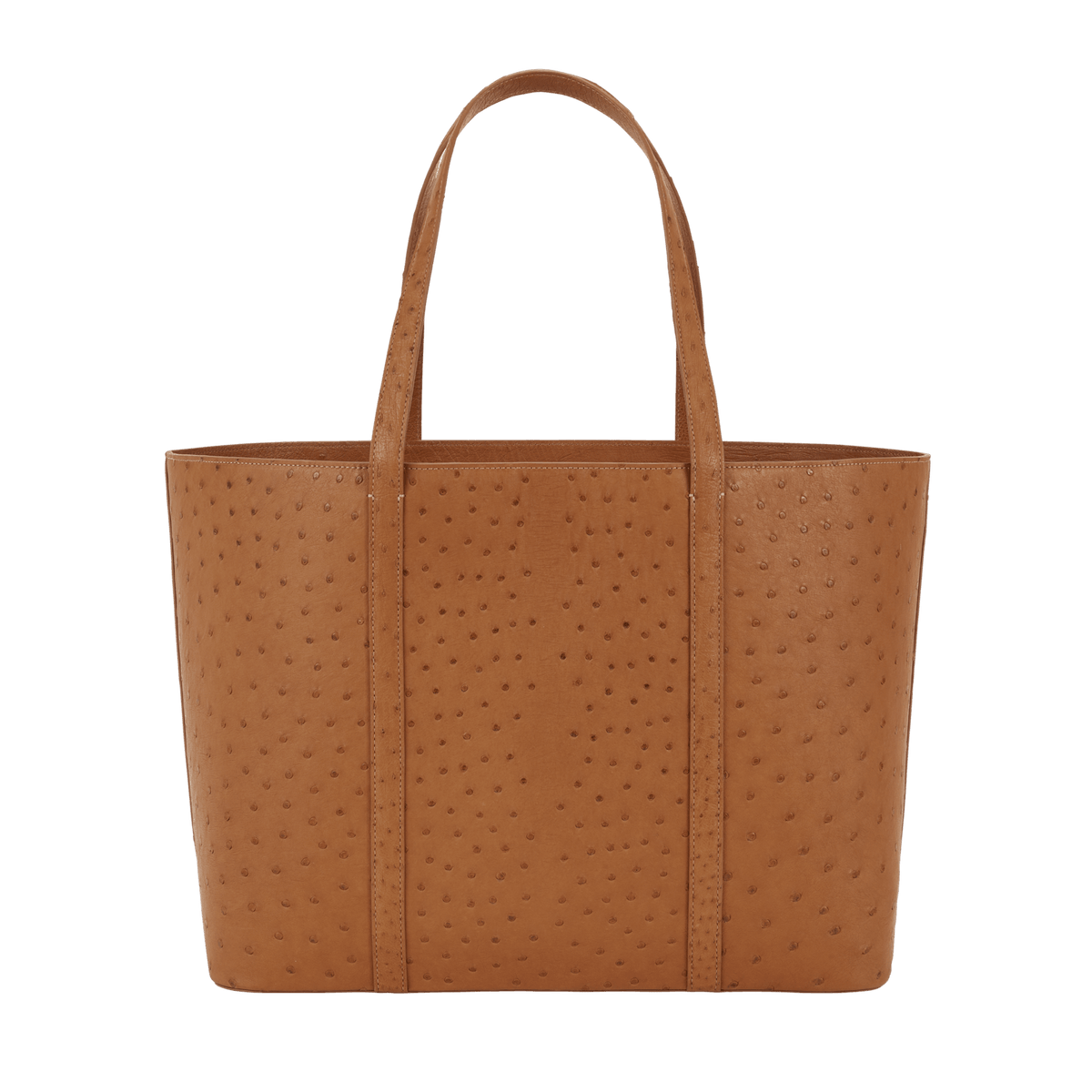 XL Tote - Cognac Ostrich