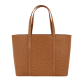 XL Tote - Cognac Ostrich