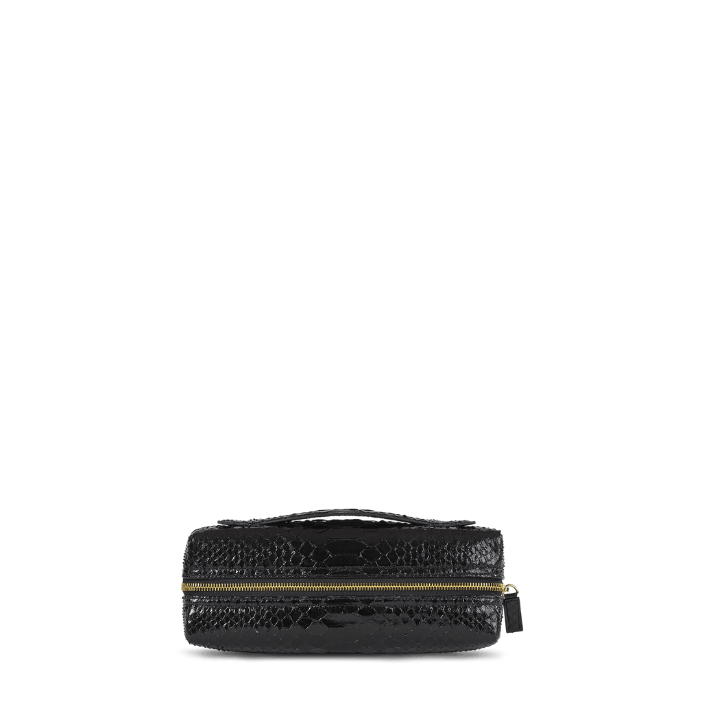 Zipper Pochette - Onyx Python