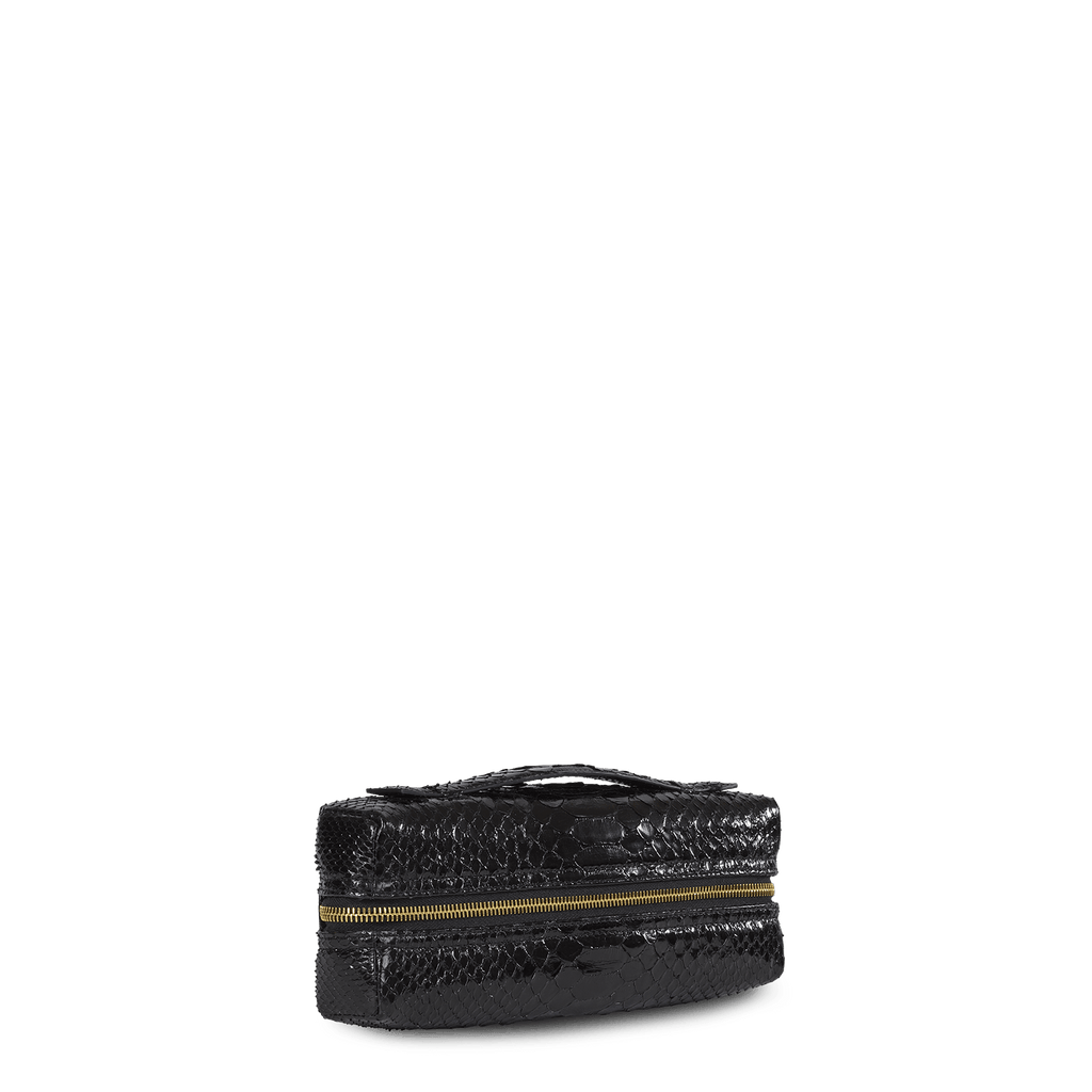 Zipper Pochette - Onyx Python