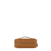 Zipper Pochette – Cognac Ostrich