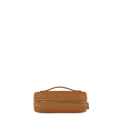 Zipper Pochette – Cognac Ostrich