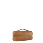 Zipper Pochette – Cognac Ostrich