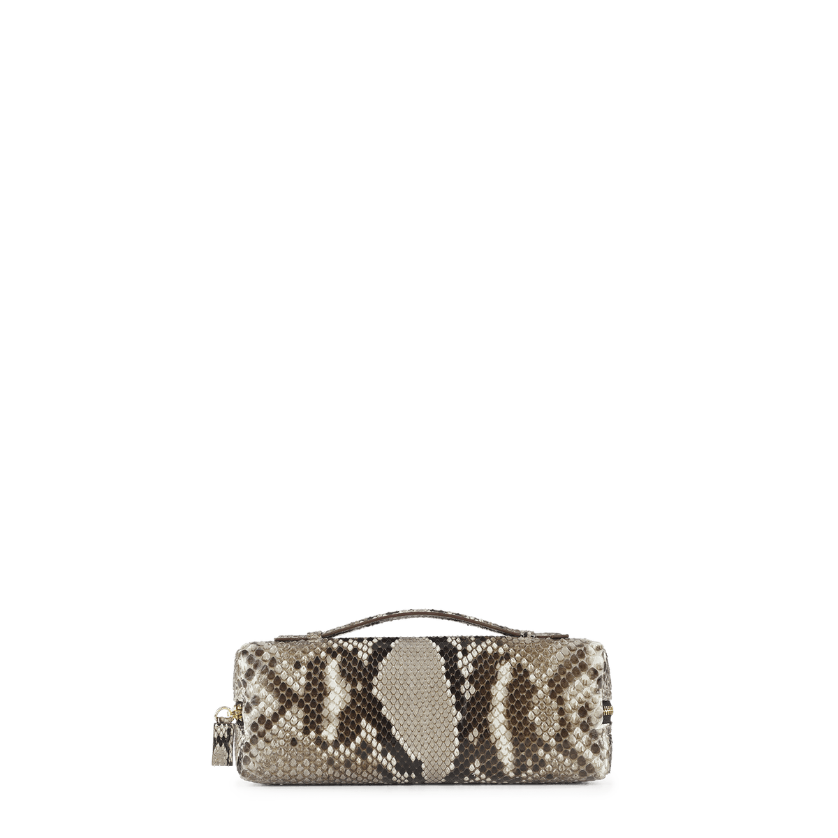 Zipper Pochette - Natural Python