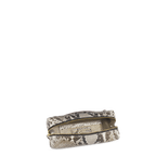 Zipper Pochette - Natural Python